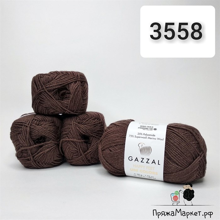 Gazzal HAPPY FEET Uni Colors 3558 G3558 - фото 4817